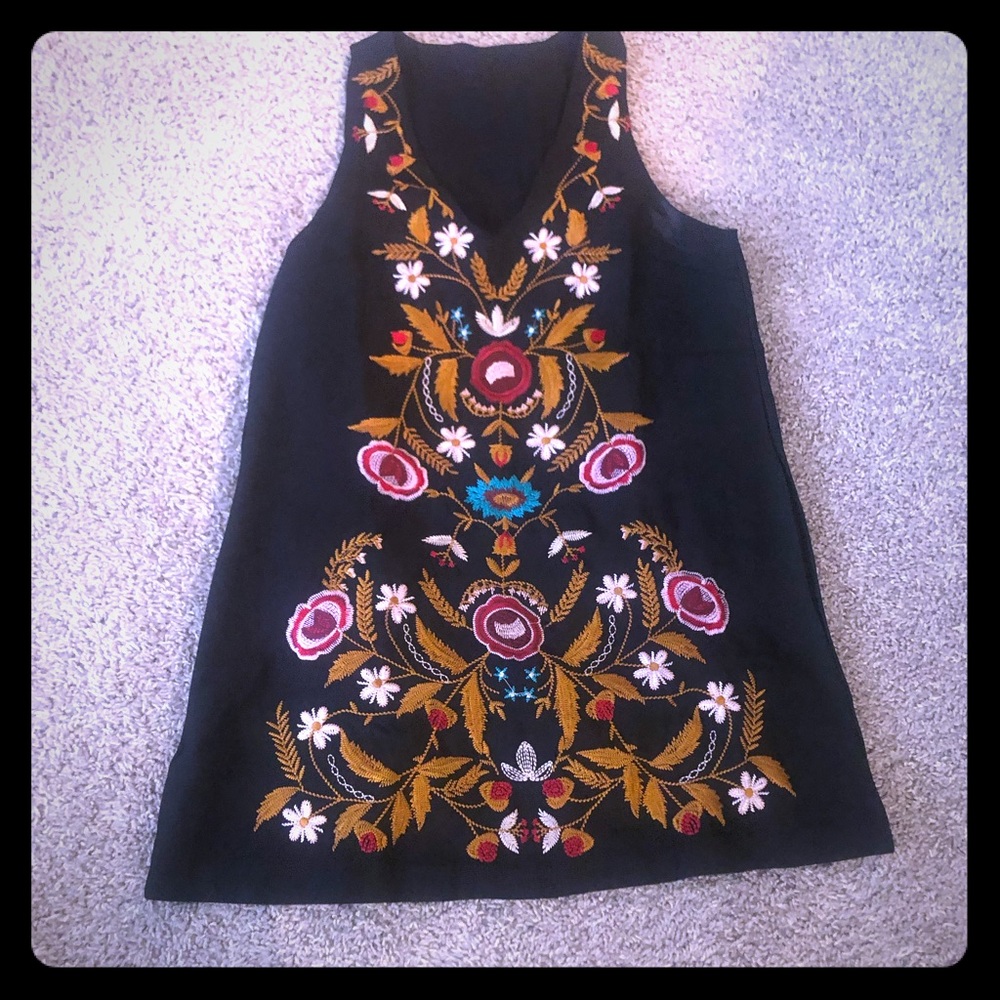 Beautiful embroidered mini dress